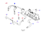 TUBO FLEXIBLE DE ENLACE (M2S6G-6C342-F1C)