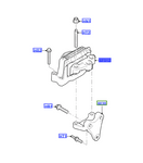 SOPORTE - SUJECION DELANTERA MOTOR (-1384138-)