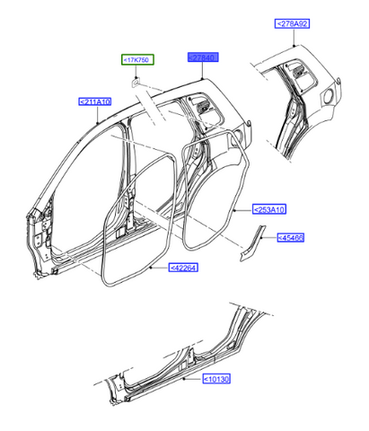 PANEL LATERAL TRASERO (-1893677-)